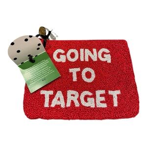 NWT Kate Spade New York X Target Going to Target Beaded Clutch in Red